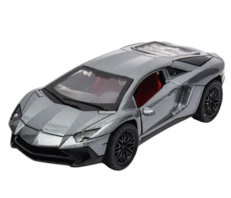 LAMBORGHINI  1/36 Die cast metal Alloy Car with light & Music, pull back function