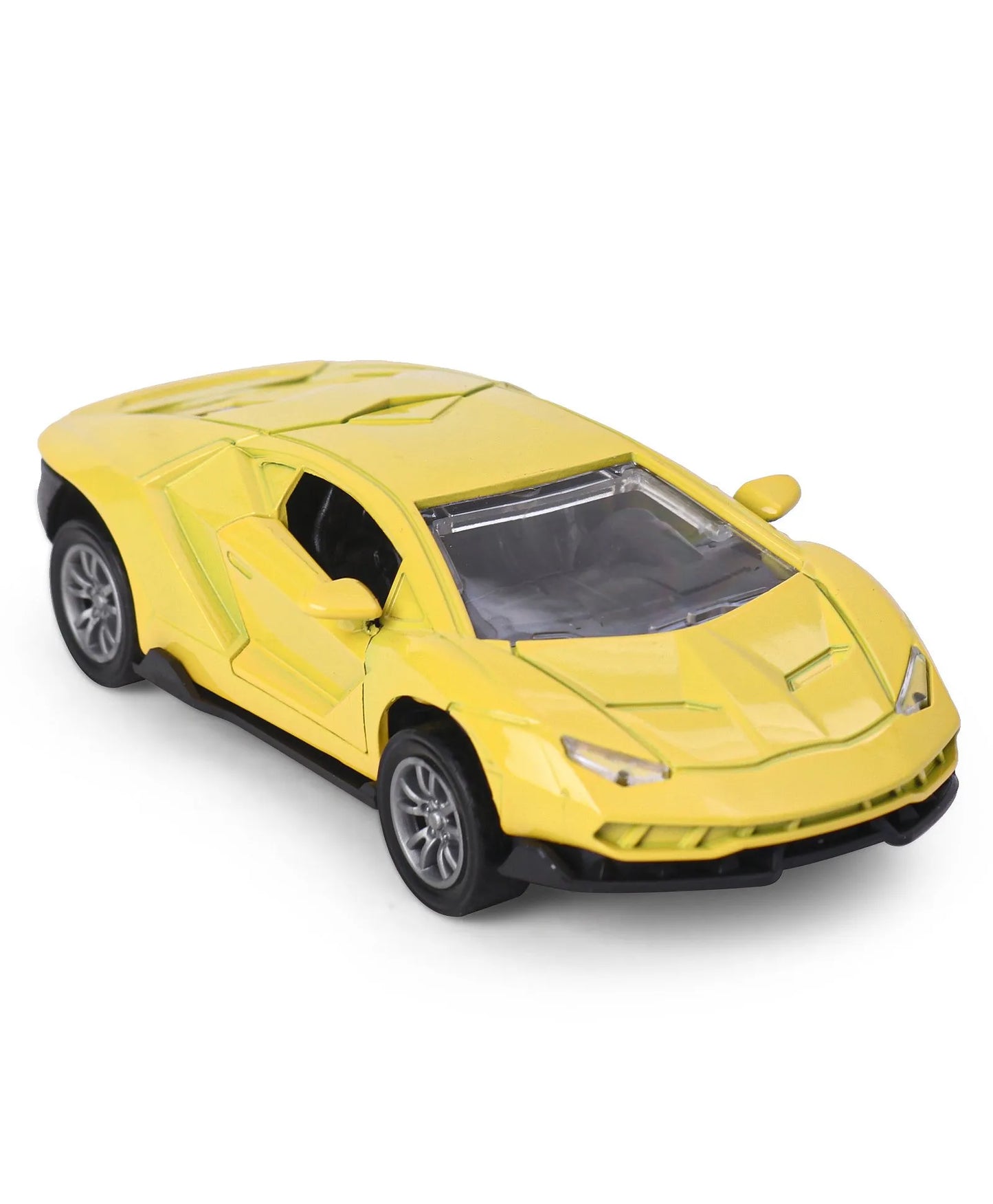 LAMBORGHINI 1/43 Die cast metal Alloy Race Cars, openable doors With Pull Back Function Car
