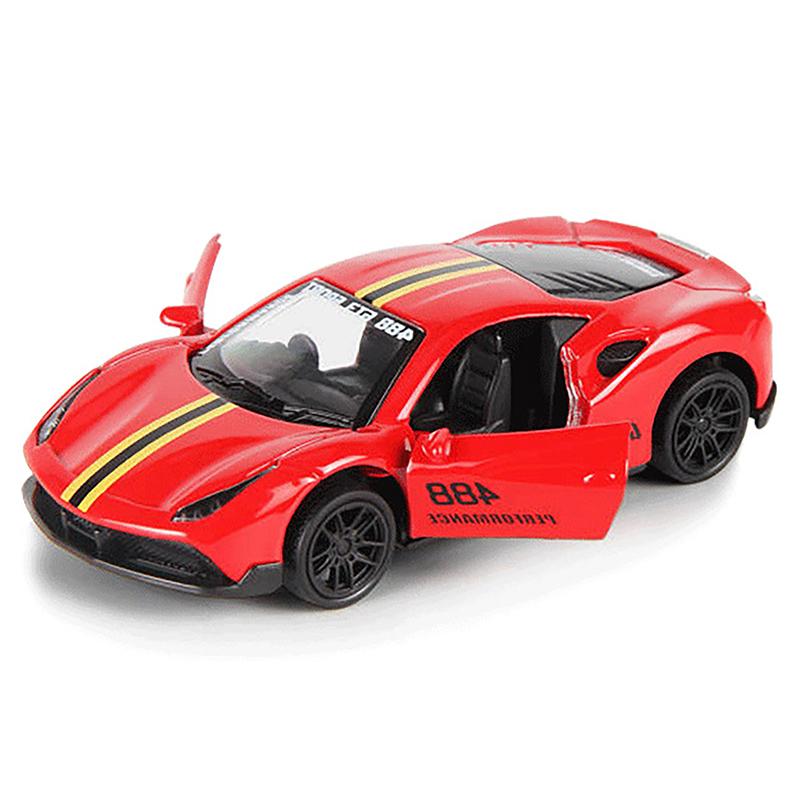 LAMBORGHINI  1/43 Die cast metal  Alloy Race Cars, openable doors With Pull Back Function  car