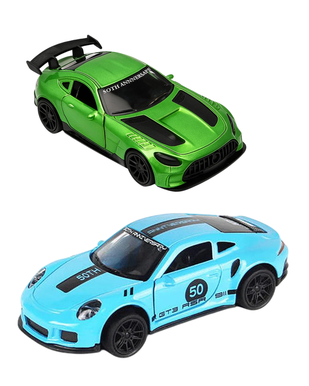Combo of  1/43 Die cast metal  Alloy Race Cars, 2 Doors Opened With Pull Back Function car