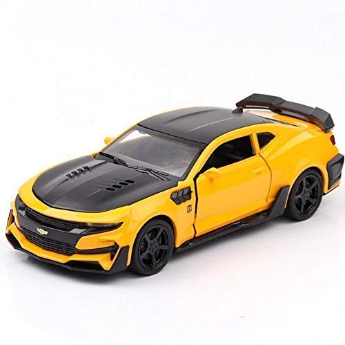 CHEVROLET CAMARO 1/36 Die cast metal Alloy Cars, openable doors With Pull Back Function with light & Music multicolor