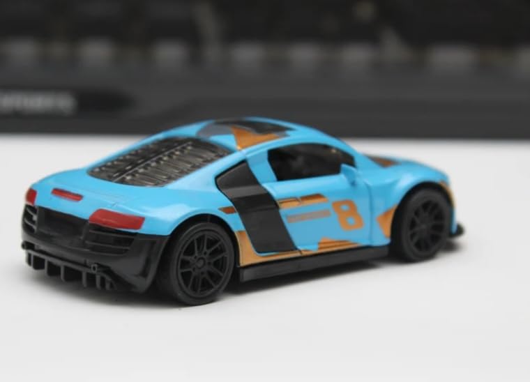 AUDI 1/43 Die cast metal  Alloy racing  Cars, openable doors With Pull Back Function