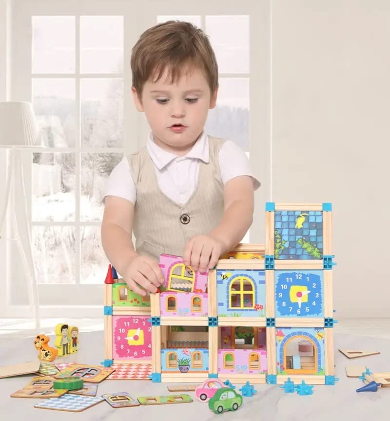 Wooden Building Blocks, Changeable Custom Building Blocks