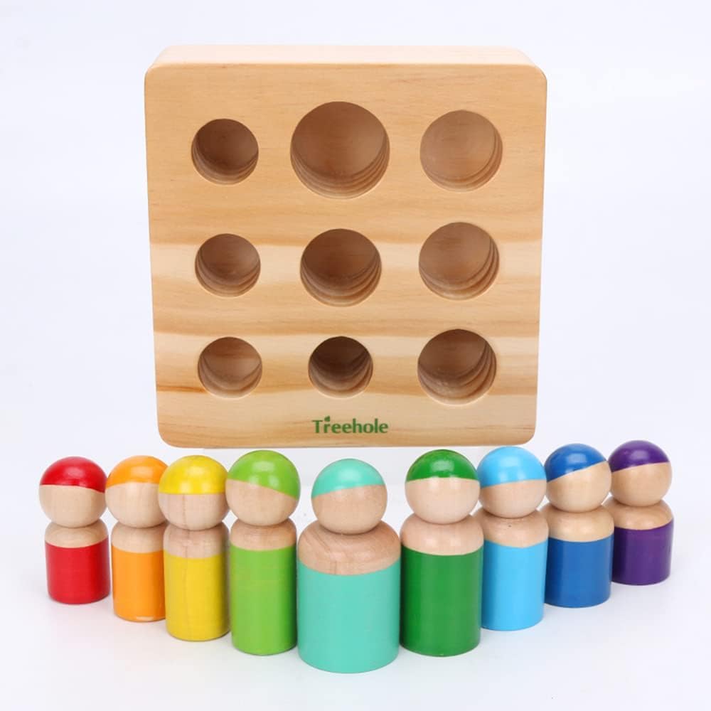 Wooden shape sorting to, Montessori Toys for Toddlers