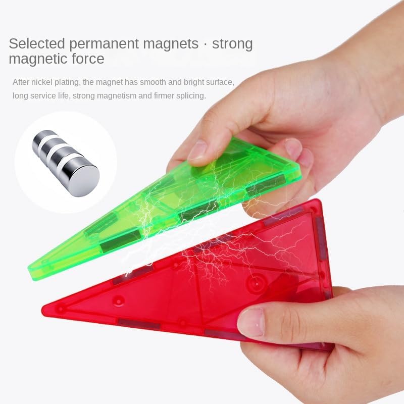 Set of 20 Magnetic Building blocks Tiles For Kids