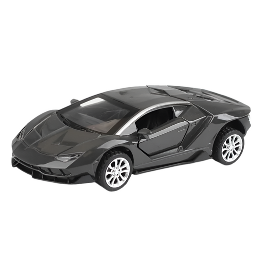 LAMBORGHINI  1/43  Die cast metal  Alloy Race Cars, openable doors With Pull Back Function Car