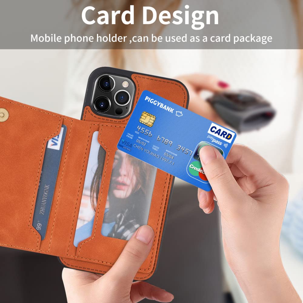 Premium iPhone Case with  Wallet for iPhone 13