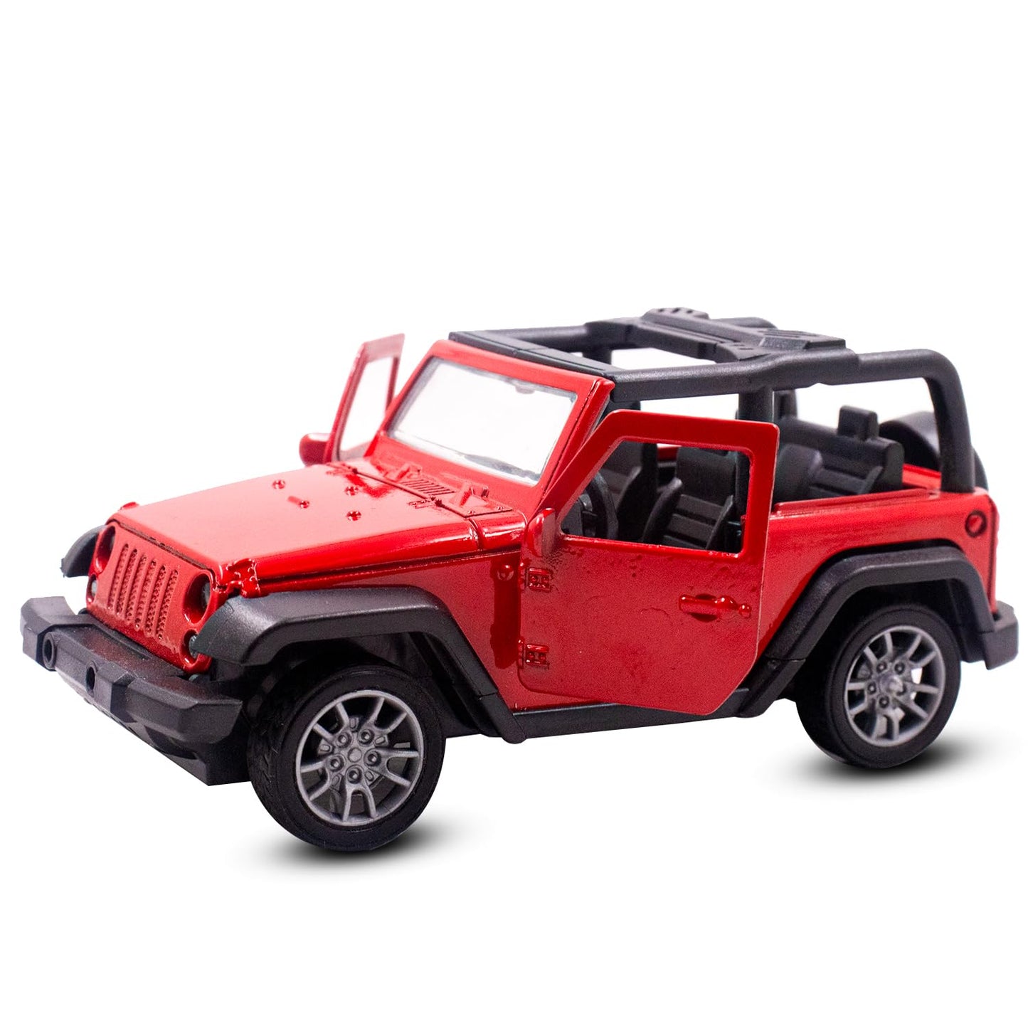 MAHINDRA THAR 1/43 Die cast metal Alloy Race Cars, openable doors With Pull Back Function Car