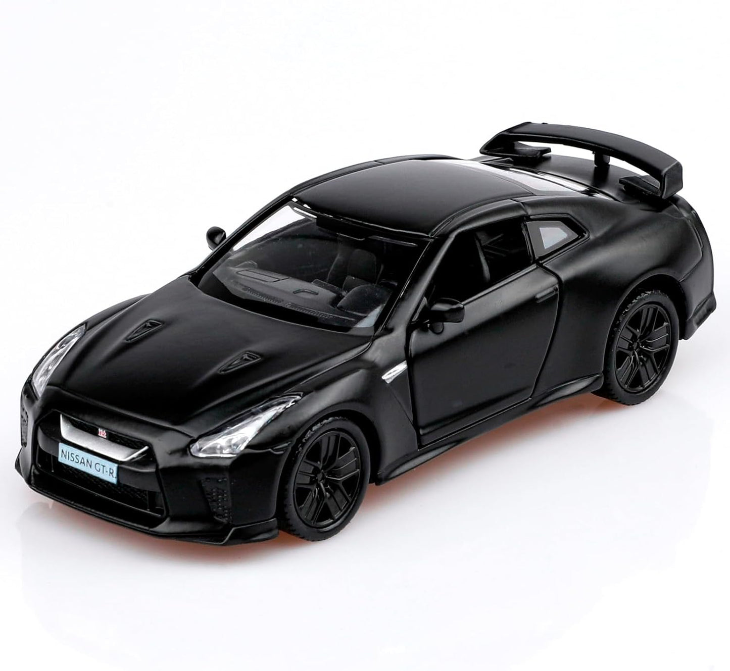 NISSAN GTR 1/36 Die cast metal Alloy Cars, openable doors With Pull Back Function with light & Music multicolor