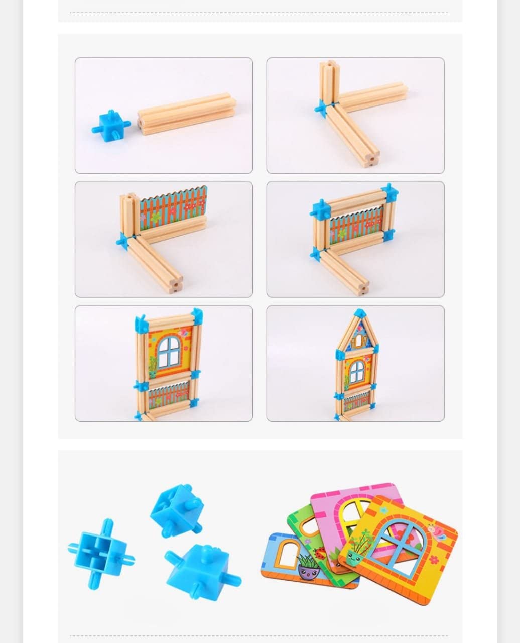 Wooden Building Blocks, Changeable Custom Building Blocks