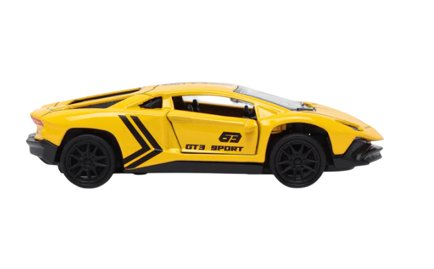 LAMBORGHINI  1/43 Die cast metal  Alloy Race Cars, openable doors With Pull Back Function  car