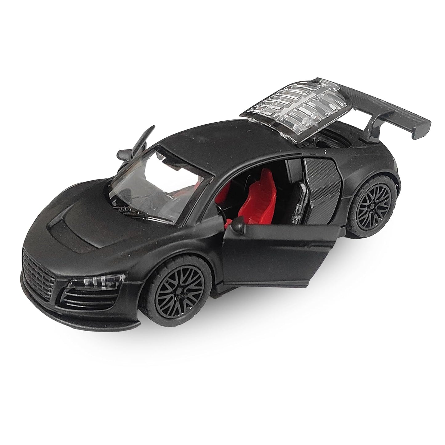 NISSAN GTR 1/36 Die cast metal Alloy Cars, openable doors With Pull Back Function with light & Music multicolor