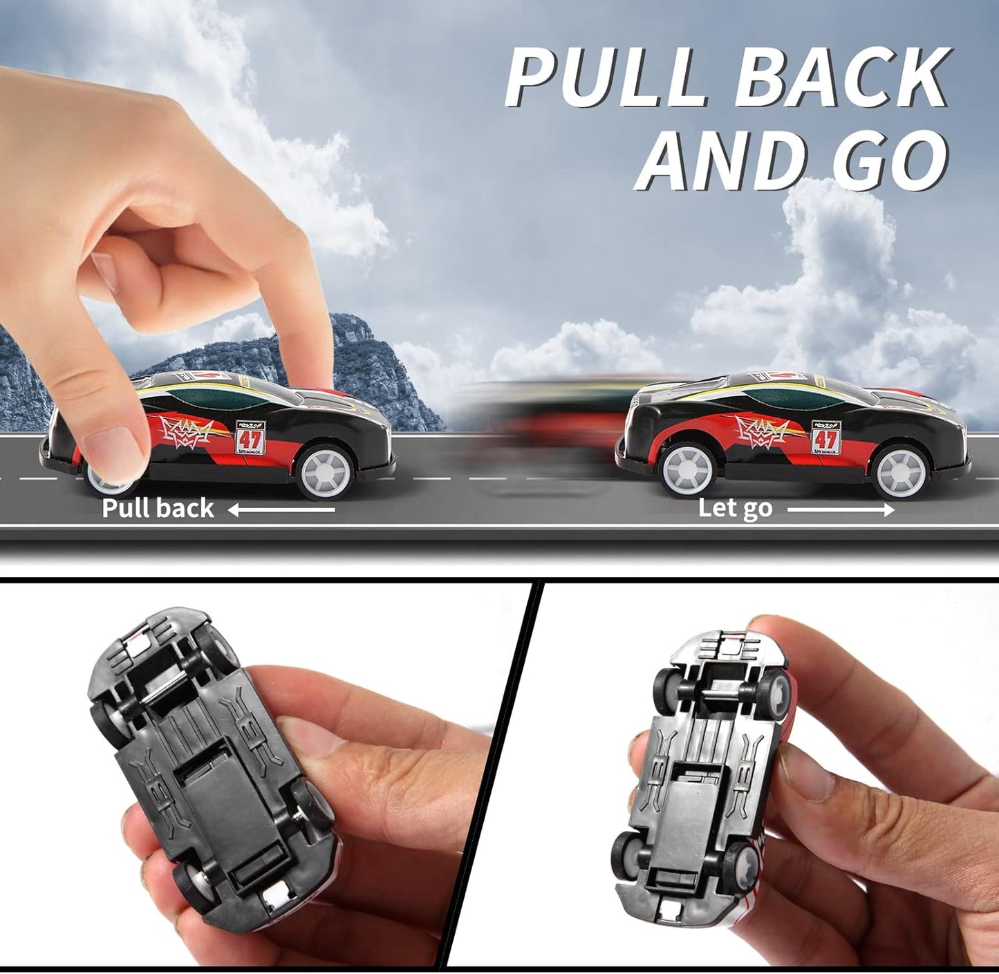 Set of 30 Mini Metal Cars for kids Pull Back Car Toys Birthday return gift