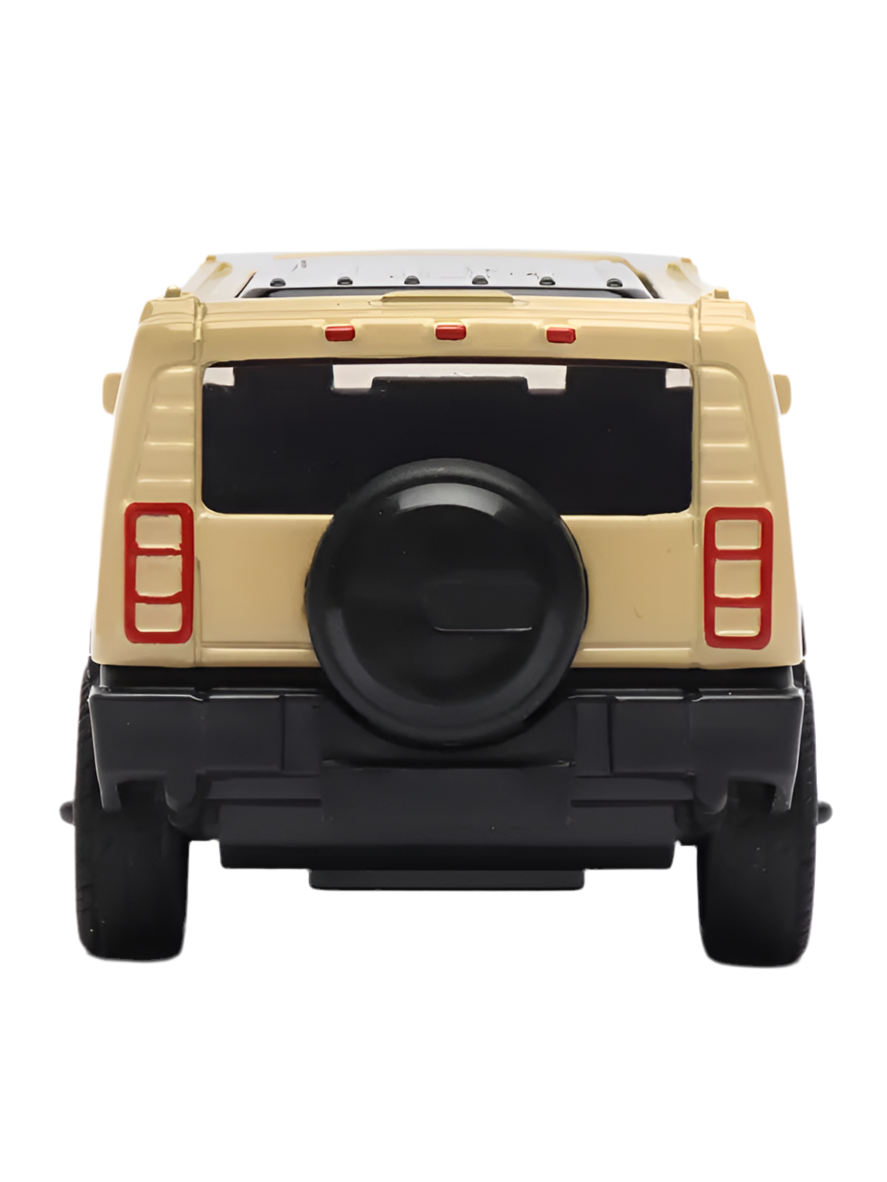 HUMMER 1/36 Scale Die-cast Model Pull Back Jeep Classic Mini Alloy Car Door Opening.