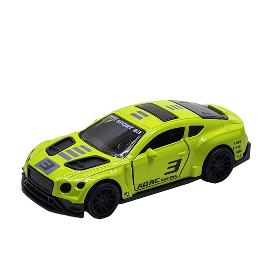 BENTLEY 1/43 Die cast metal  Alloy racing  Cars, openable doors With Pull Back Function