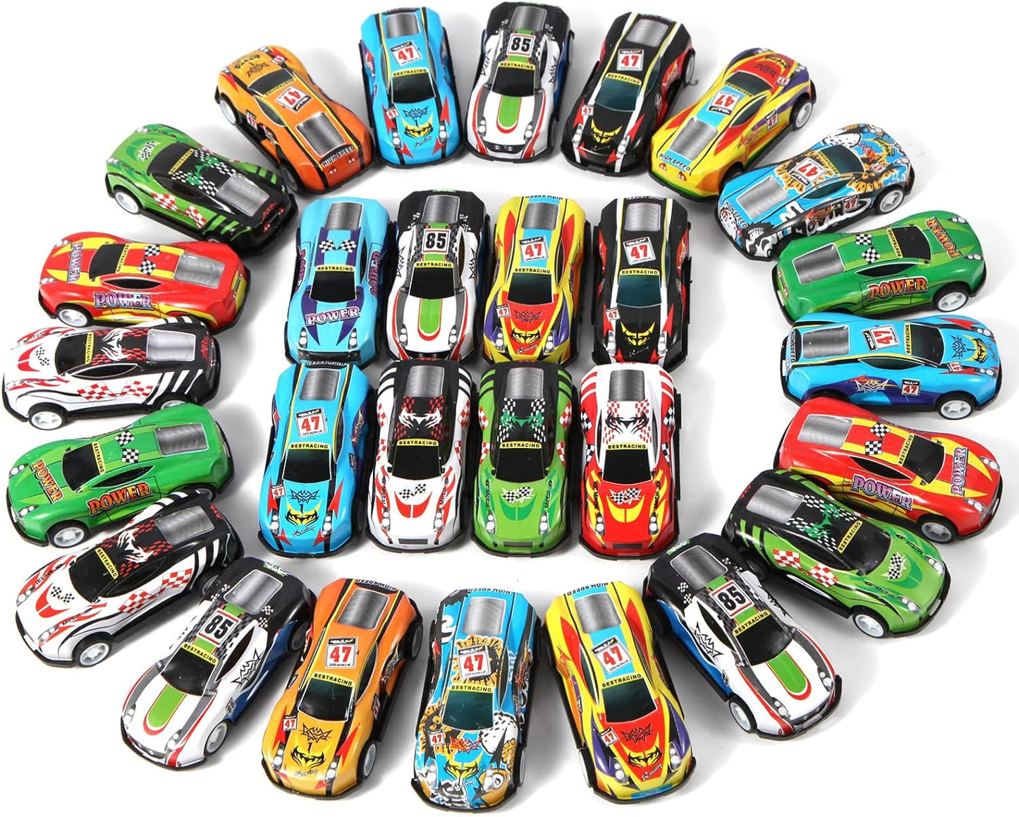 Set of 30 Mini Metal Cars for kids Pull Back Car Toys Birthday return gift