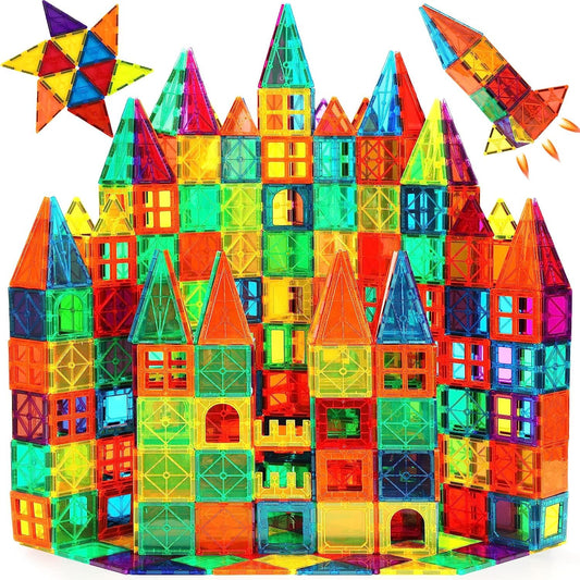 Set of 50 Magnetic Building blocks Tiles For Kids