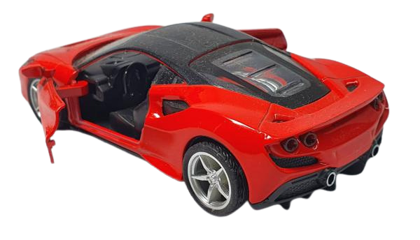 FERRARI 1/43 Die cast metal Alloy Race Cars, openable doors With Pull Back Function Car