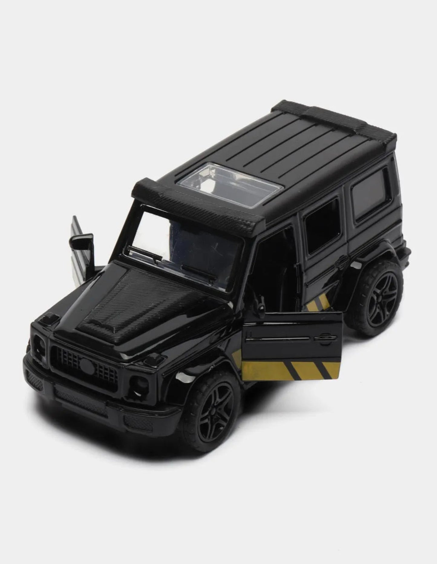MERCEDES AMG 1/43 Scale Die-cast Model Pull Back Jeep Classic Mini Alloy Car Door Opening.