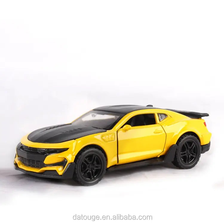 CHEVROLET CAMARO 1/36 Die cast metal Alloy Cars, openable doors With Pull Back Function with light & Music multicolor