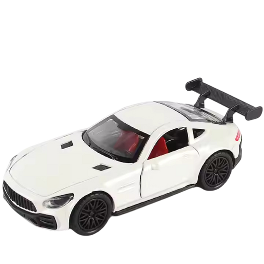 MERCEDES 1/36 Die cast metal Alloy Cars, openable doors With Pull Back Function with light & Music multicolor