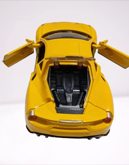 FERRARI 1/36 Die cast metal Alloy Cars, openable doors With Pull Back Function with light & Music multicolor