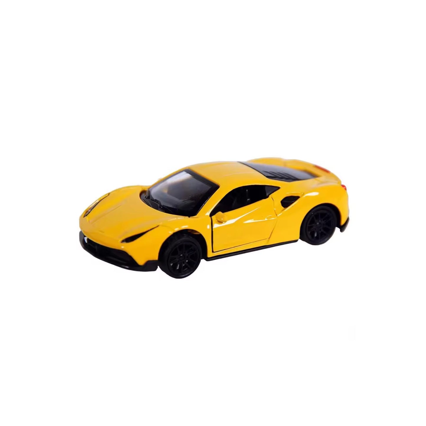 FERRARI 1/36 Die cast metal Alloy Cars, openable doors With Pull Back Function with light & Music multicolor