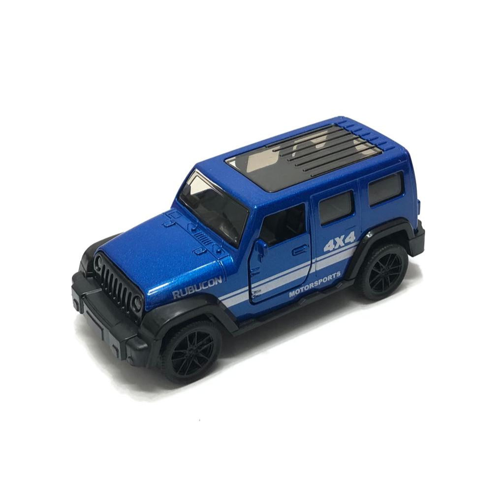 JEEP RUBICON 1/36 Scale Die-cast Model Pull Back Jeep Classic Mini Alloy Car Door Opening.