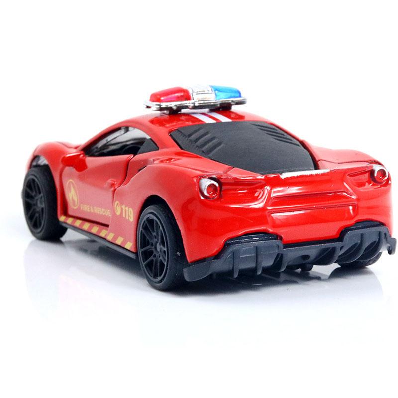 FERRARI 1/43 Die cast metal Alloy Police Cars, openable doors With Pull Back Function