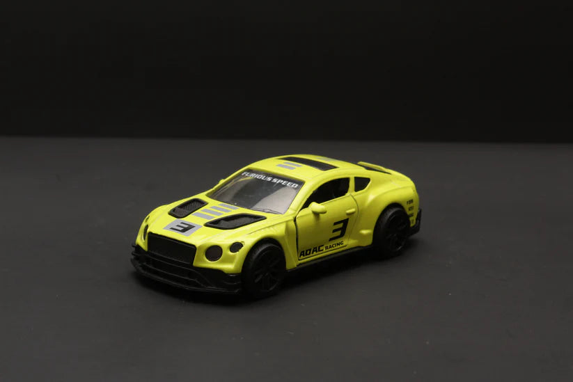 BENTLEY 1/43 Die cast metal Alloy racing Cars, openable doors With Pull Back Function