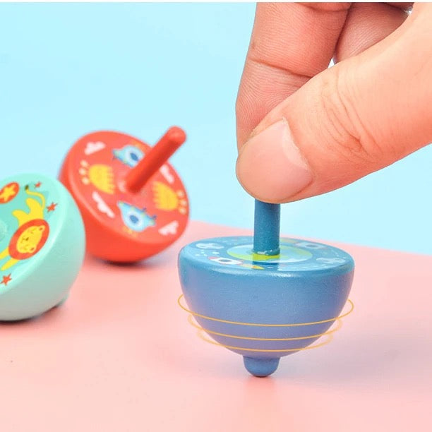 Wooden Hand painted Spinning Tops, Lattu Spinning tops Toys