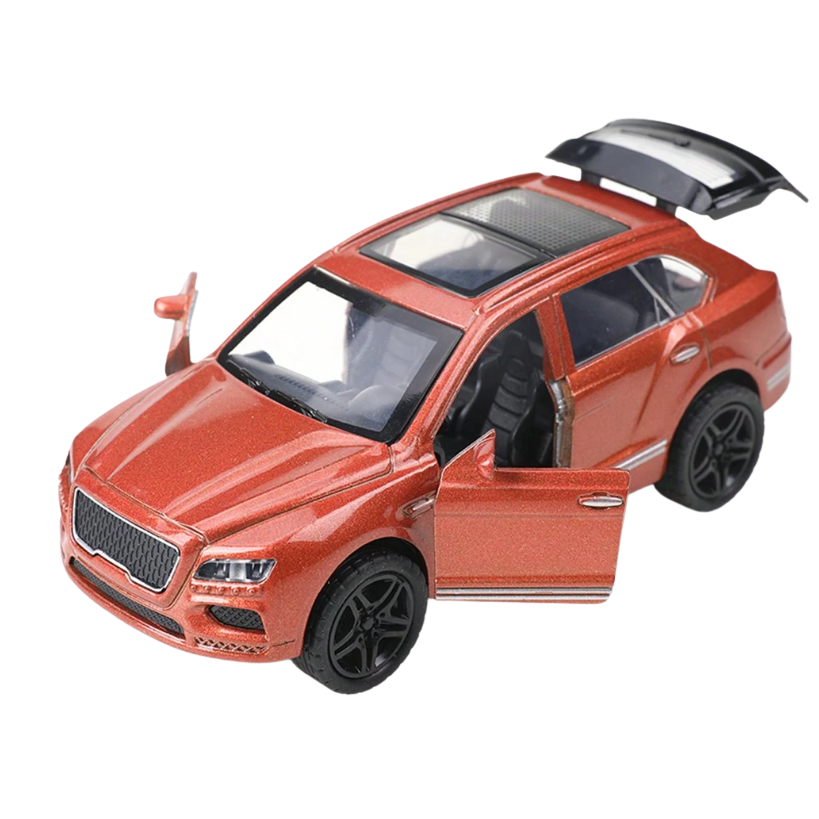 BENTLEY 1/43 Die cast metal Alloy Race Cars, openable doors With Pull Back Function Car