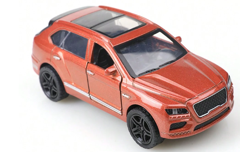 BENTLEY 1/43 Die cast metal Alloy Race Cars, openable doors With Pull Back Function Car