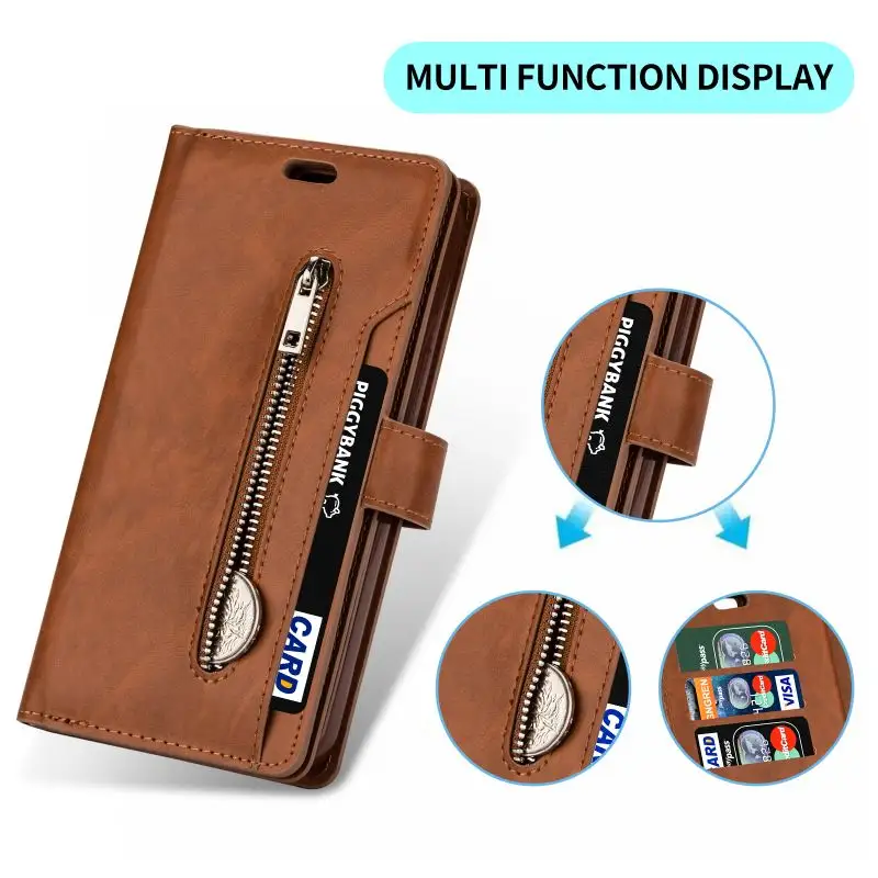 Premium leather case with Credit Card Holder for iPhone 13