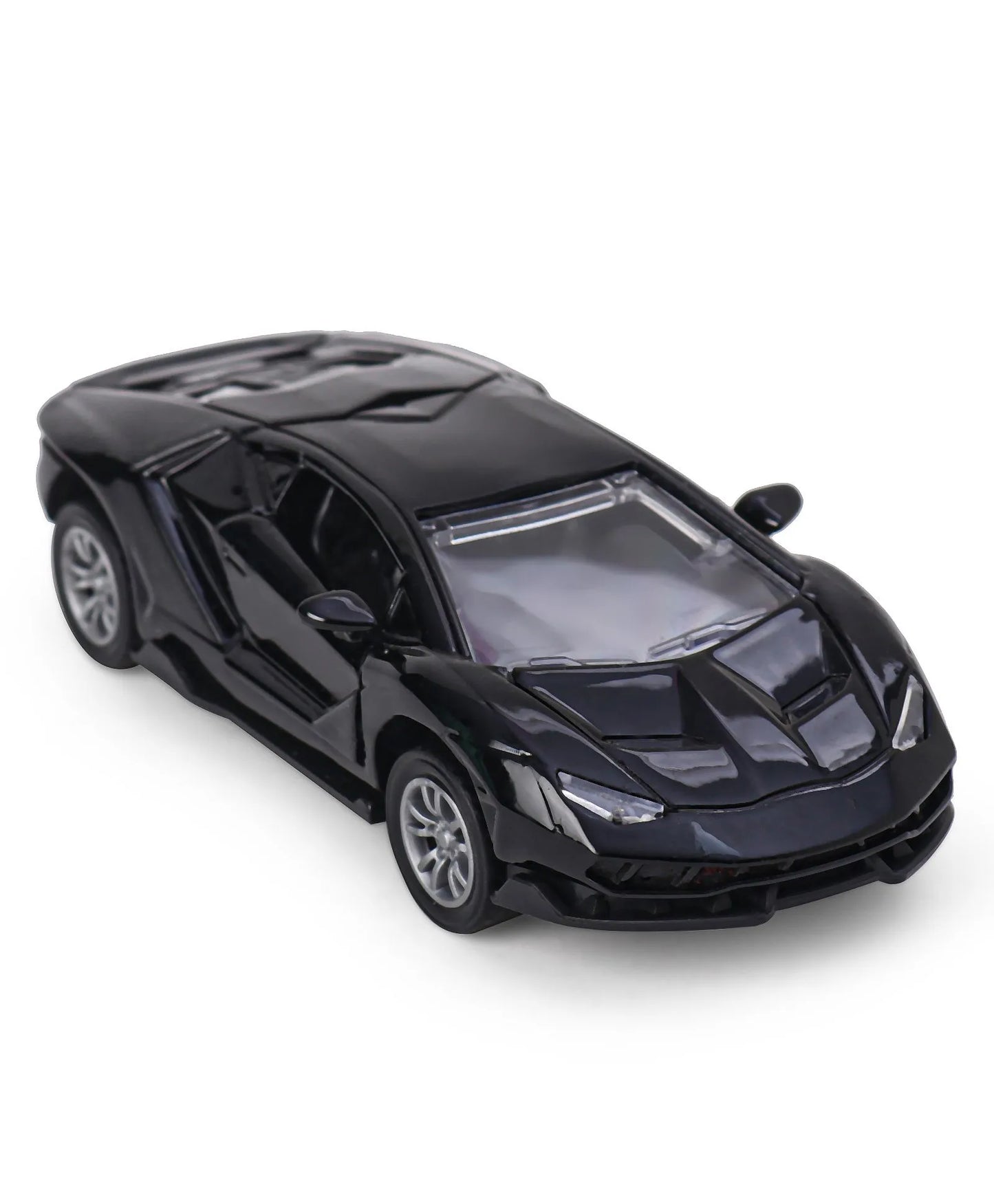 LAMBORGHINI  1/43  Die cast metal  Alloy Race Cars, openable doors With Pull Back Function Car