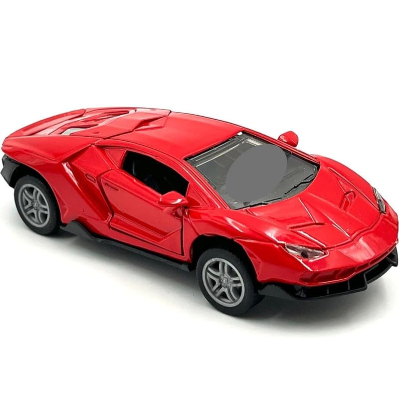 LAMBORGHINI  1/43  Die cast metal  Alloy Race Cars, openable doors With Pull Back Function Car