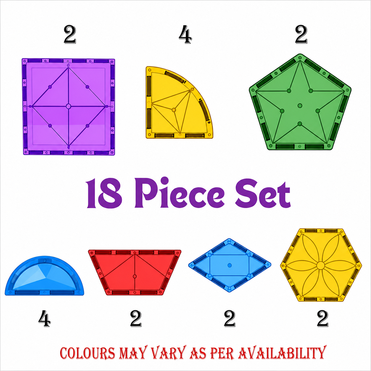 Special Shape Magnetic Tiles