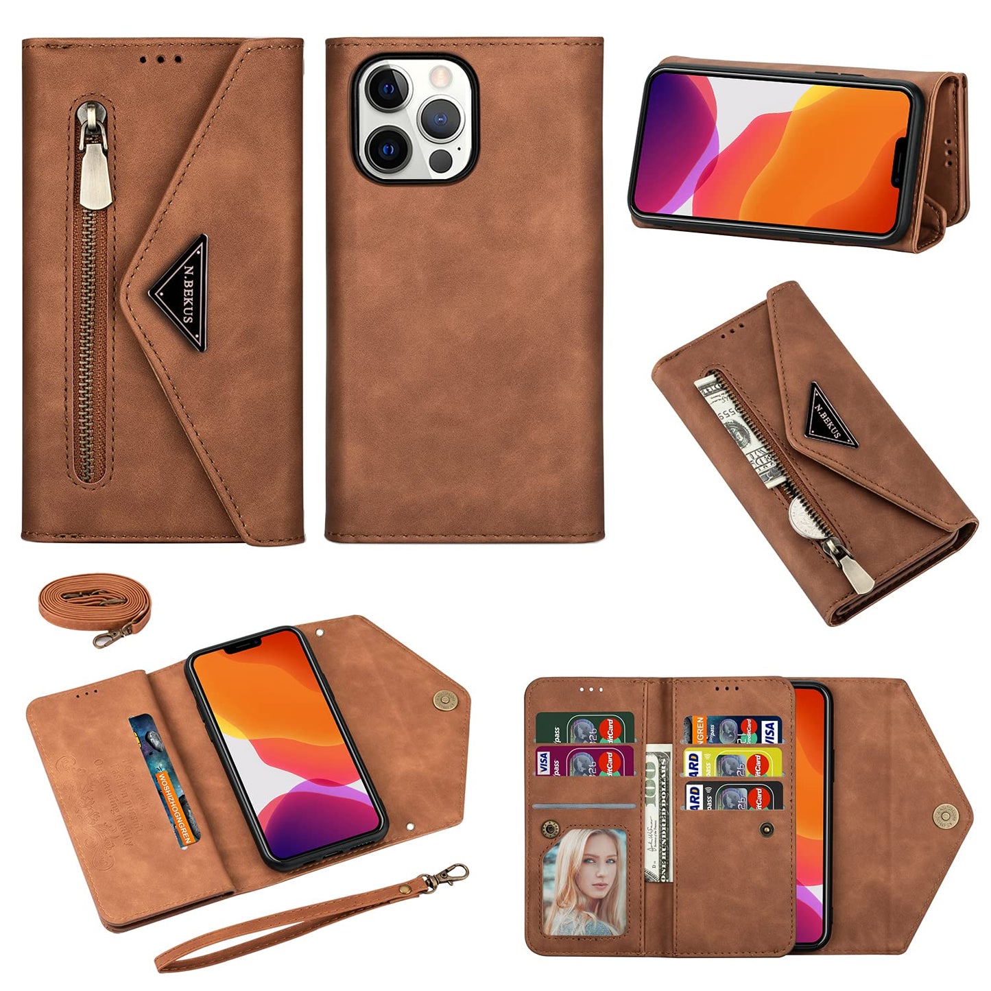 Premium iPhone mobile case with Purse / Wallet