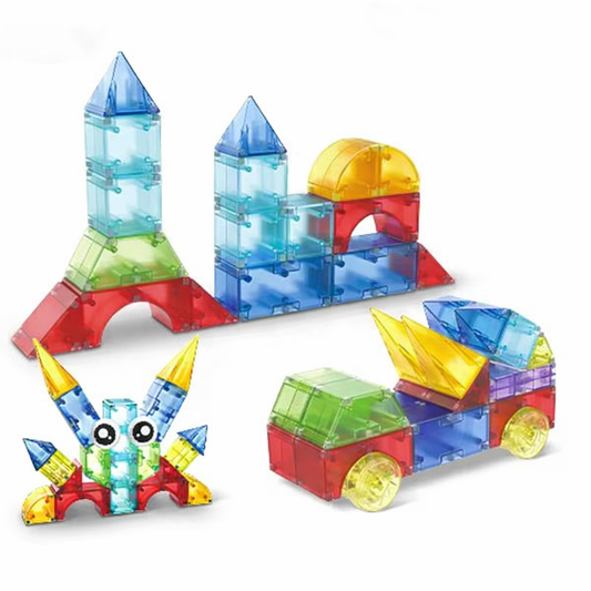 MAGIC Magnetic Building Blocks | 40 Pcs | STEM | Easy edition
