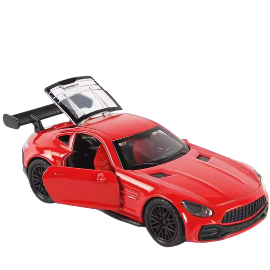 MERCEDES 1/36 Die cast metal Alloy Cars, openable doors With Pull Back Function with light & Music