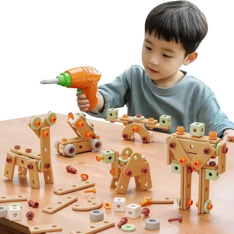 Mechanic Tool Kit for Kids | 158 Pcs | DIY STEM Toy