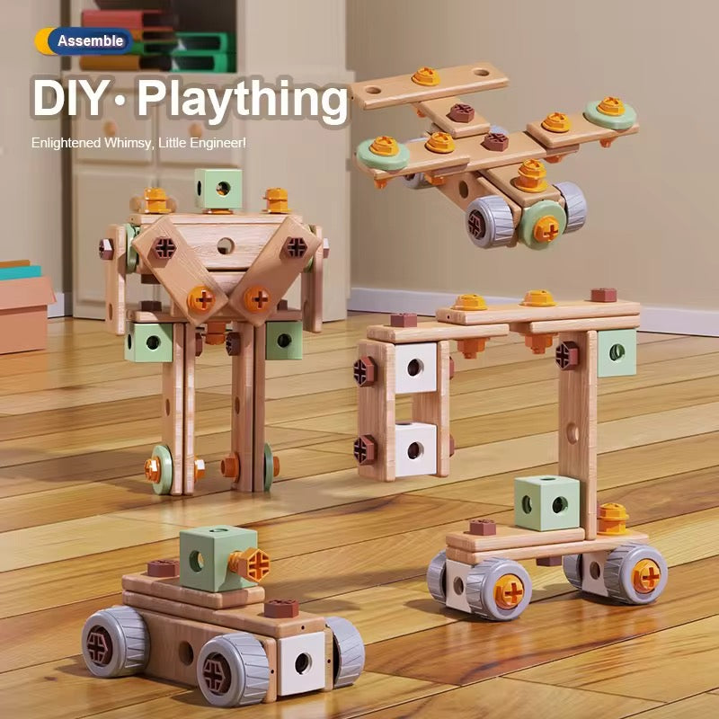 Mechanic Tool Kit for Kids | 158 Pcs | DIY STEM Toy