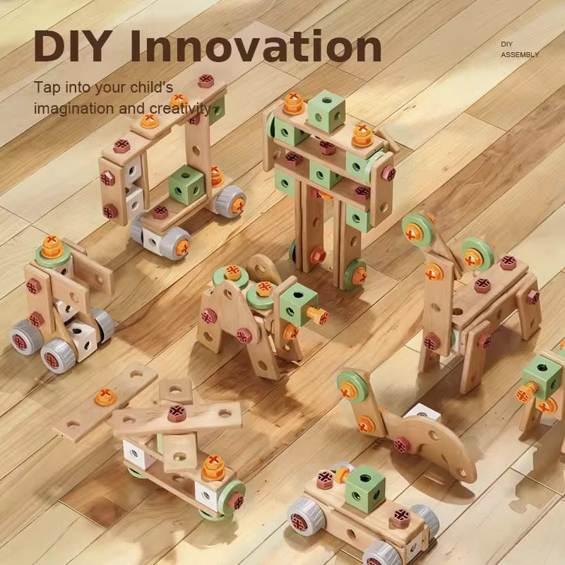 Mechanic Tool Kit for Kids | 158 Pcs | DIY STEM Toy