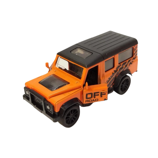 LAND ROVER DEFENDER 1/43 Scale Die-cast Model Pull Back Jeep Classic Mini Alloy Car Door Opening.