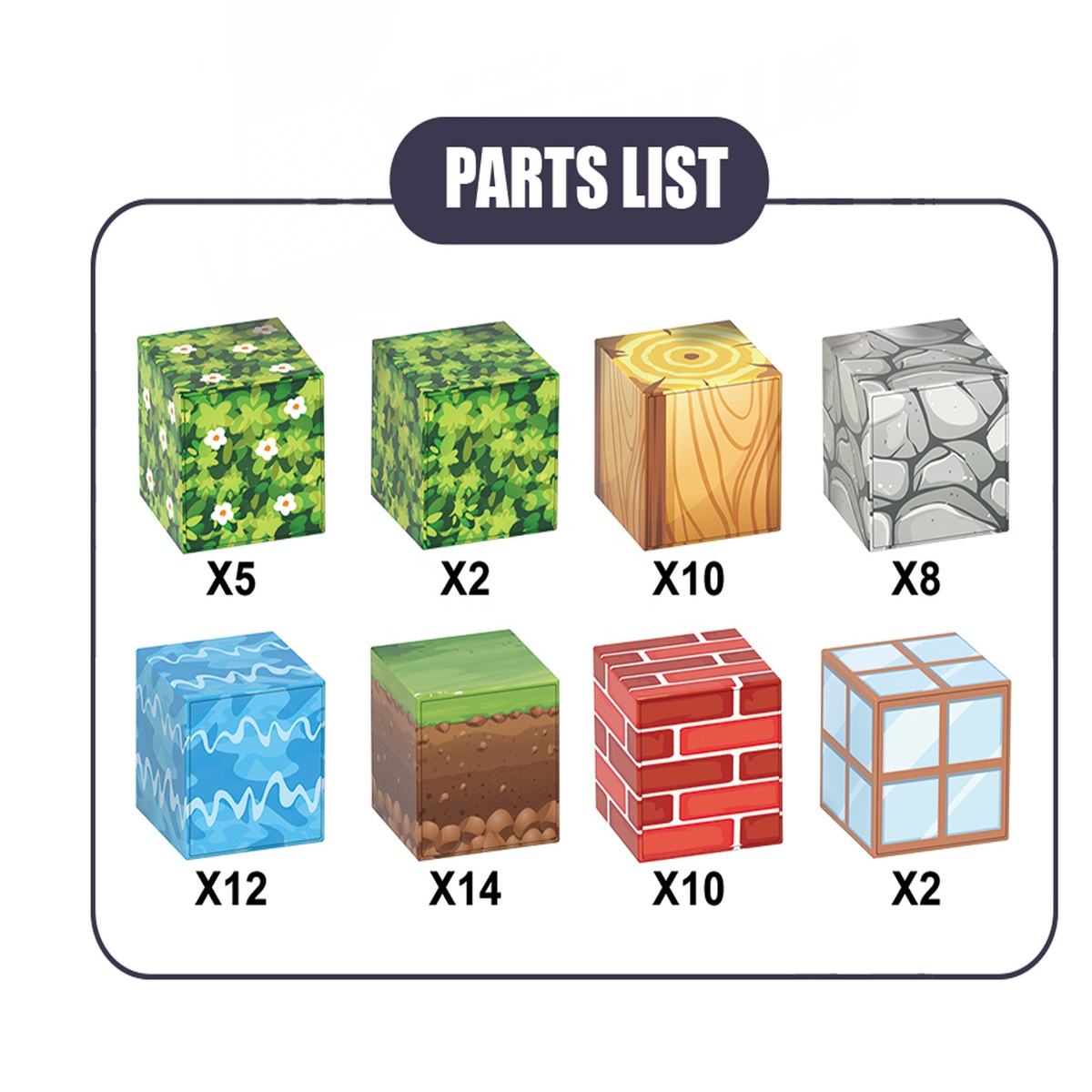 3D Magnetic Building Blocks Set, 63 Pieces of 2.5cm Cubes, Educational STEM Puzzle Toy, Multicolour, Ages 3 Years and Up