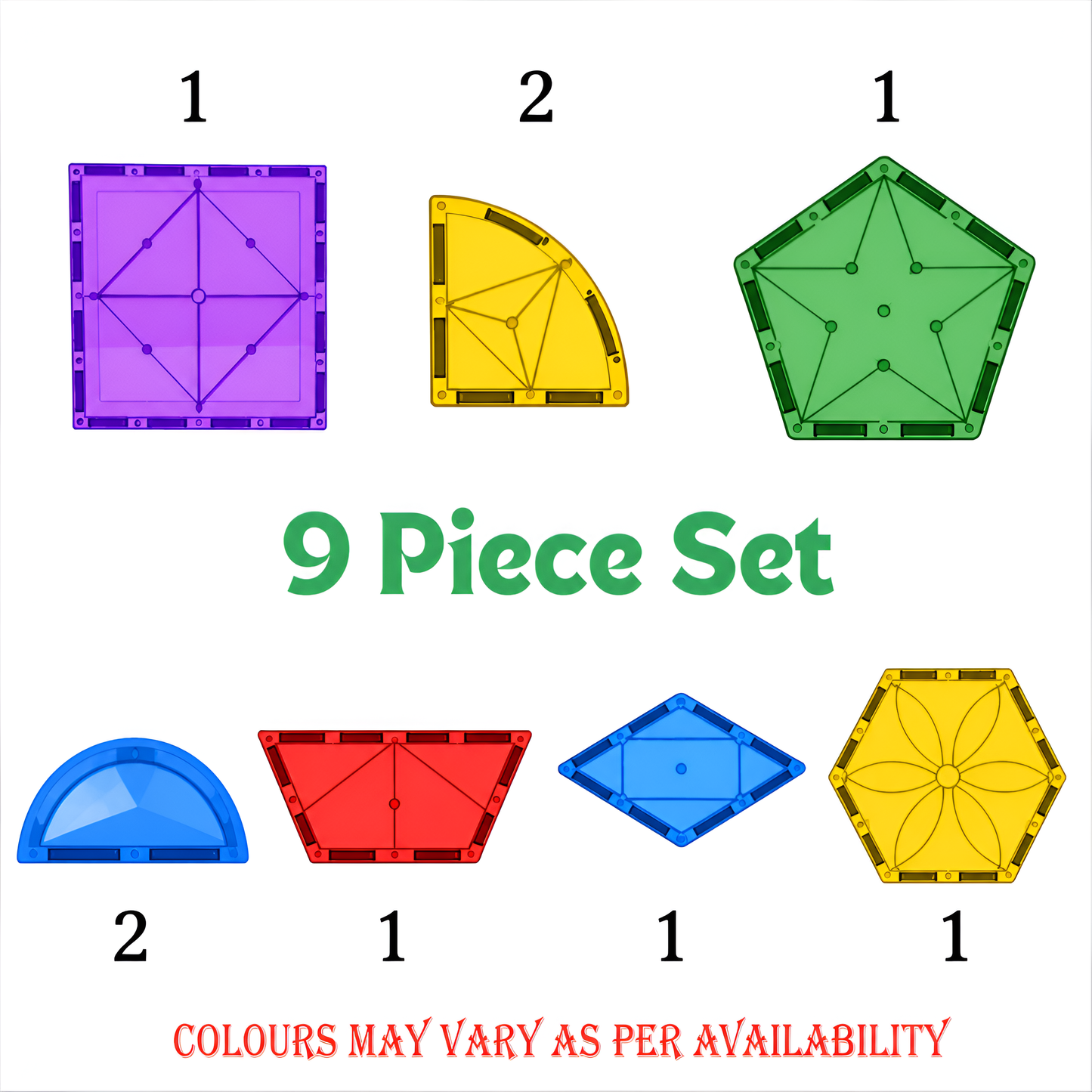 Special Shape Magnetic Tiles